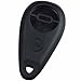 KEYGUARDZ Black Rubber Keyless Entry Remote Key Fob Skin Cover Protector