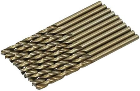 Uxcell ツイストドリルビット 高速度鋼 ストレートシャンクツイストドリルビット ハンドツール 自動車用