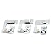 cheerfullus 3pcs Sewing Machine Presser Foot Set Rolled Hem Foot Tool for Wrapper Hemming