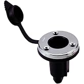 Perko 1045P0SDP 2-Pin Plug-in Type Base - Stainless/Black