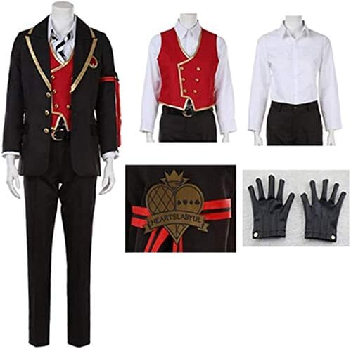 Amazon ツイステッドワンダーランド コスプレ 衣装 ツイステ コスプレ ハーツラビュル寮 制服 エース トラッポラ コスプレ 衣装 S 女 コスプレ 仮装 通販