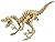 LightningStore Wooden Dinosaur Triceratops Tyrannosaurus Rex Stegosaurus Velociraptor 3D Jigsaw Puzzle for Kids and Children - Educational Toy to Maximize Learning - Excellent Gift Idea