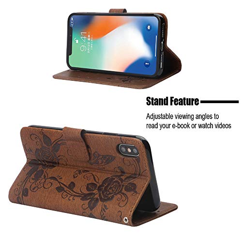 image for Funyye Shiny Sparkle Case for iPhone Xs Max,Stylish 3D Diamond Butterf