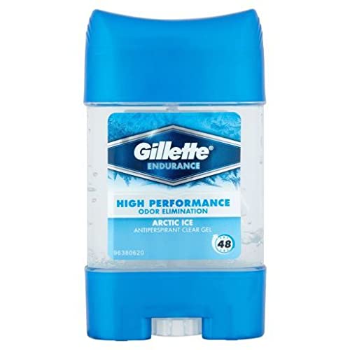 6 x Gillette Endurance Antiperspirant Clear Gel 70ml - Arctic Ice