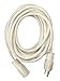 Yard Master Woods 992222 Outdoor Extension Cord, SJTW Rated Weatherproof, Flexible Jacket, Reinforced Blades, Prefect for Decorative Lighting, UL Listed, Medium Duty, 20-Foot, 13 Amp, White