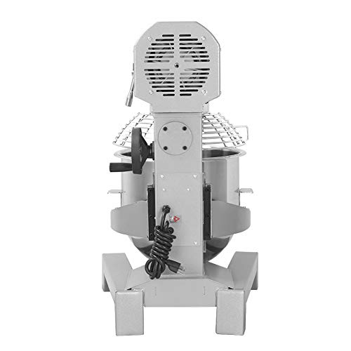 Commercial Dough Mixer 30Qt, 3 Speed Food Mixer, 110V 1800W 2.4HP Heavy