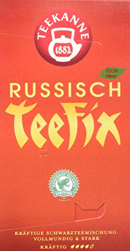 Teekanne Russisch Teefix Schwarztee 20 Beutel (1 x 40 g)