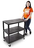 Stand Steady Flat Top Utility Cart by Tubstr
