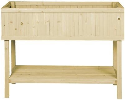Herstera Garden 11201301 Mesa de Cultivo, Natural, 100x40x80 cm ...