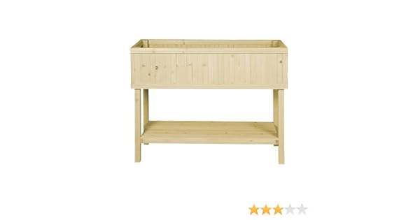 Herstera Garden 11201301 Mesa de Cultivo, Natural, 100x40x80 cm ...