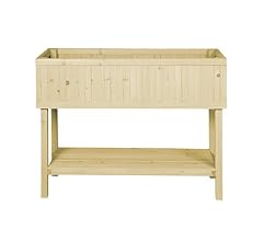 Herstera Garden 11201301 Mesa de Cultivo, Natural, 100x40x80 cm ...