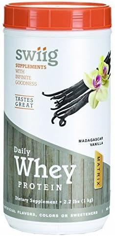 swiig Daily Whey Matrix Vanilla - 2.2lb by Performance Food Centers by Performance Food Centers