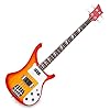 Rocktile Redneck E-Bass (Longscale, Humbucker, Single Coil, eingeleimter Hals) Red Sunburst