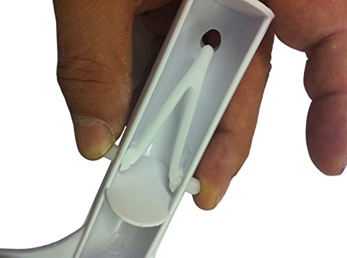 Steinbach Poolreinigung Beckenbürste lang, Weiß, 45 cm – Bild 4