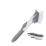M-bestl Kitchen Brush with Soap Dispenser /detergent dispensing