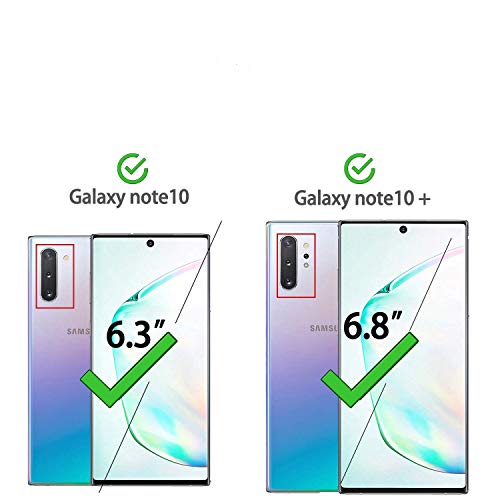 Galaxy Note 10/10 Plus Camera Lens Tempered Glass Protector(3 Pack), Anti-Scratch Ultra Thin Transparent Clear 3D Camera Lens Protective Glass Protector Compatible with Samsung Galaxy Note 10/10 Plus