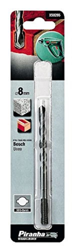 Piranha SDS Plus Masonry Drill Bit, 8 x 120 mm