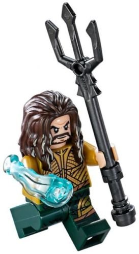 Lego Dc Super Heroes Justice League Minfigure Aquaman With Trident - Main Image
