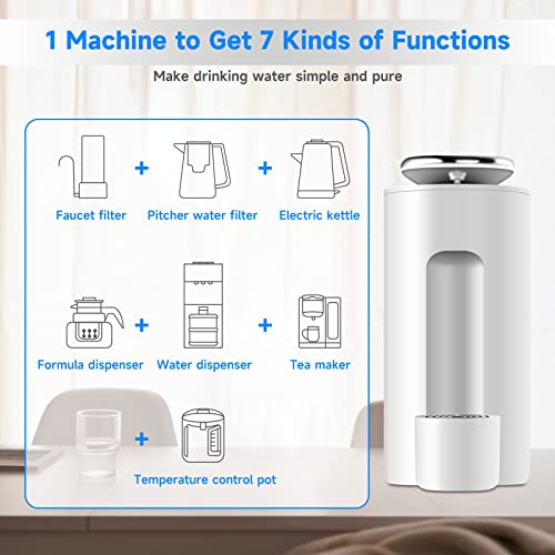 PUREPLUS Countertop Reverse Osmosis Water Filtration System, Instant