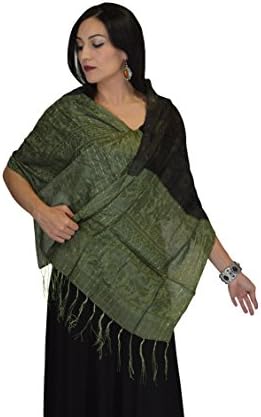 Moroccan Shoulder Shawl Breathable Oblong Head Scarf Silky Soft Exquisite Wrap