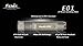 Fenix FNX-E01BK E Series LED Flashlight, Black