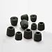 KINDEN 5 Pairs Medium Size Replacement Foam Earbud Memory Eartips Replacement For All Models In-Ear Headphones Earphones (black)