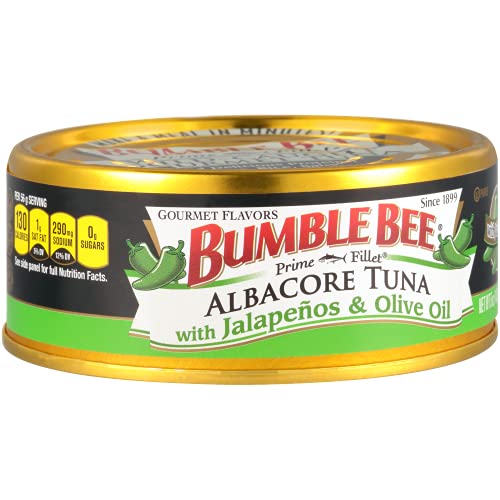 Bumble Bee Prime Fillet Albacore Tuna, Jalapeño and Olive Oil, 5 oz