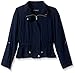 My Michelle Girls' Big Zip Up Jacket with Drawstring Waist