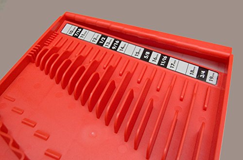 6 Tool+Sorter+Wrench+Organizer+Red