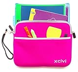 Xcivi Neoprene Protective Carry Case for Boogie Board Magic Sketch Kit (Pink)