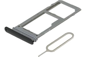 MMOBIEL SIM Card Slot Tray Holder Replacement Compatible with Samsung Galaxy S9 / S9 Plus 2018 - Incl. Rubber Gasket and Sim 