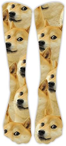 Funny Doge Face Long Stocking Original Hose Christmas Gift Family 20" Socks