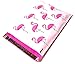 Poly Mailers Flamingo Designer Mailers Pink & Black Shipping Envelopes Boutique Custom Bags #SmileMail (100 10x13)