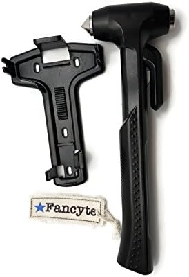 Fancyte Car Safety Hammer Set of 1, Window Breaker, Seatbelt Cutter, Fancyte Emergency Escape Tool, Multi-Purpose Life-saving Auto Rescue Disaster Escape Tool