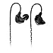 AUKEY Loops Wired Headphones, In-Ear Earbuds Comfort Fit with Dual Moving-Coil for Cell Phone, Laptop Computer and Other Devices
