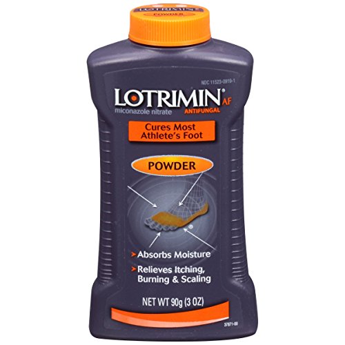 Lotrimin Antifungal Powder for Athlete's Foot, 3-Ounce Bottles (Pack of 3)