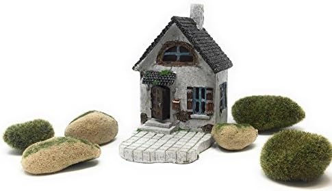 Fairy Garden Gnome Cottage House. Comes with Boulders.