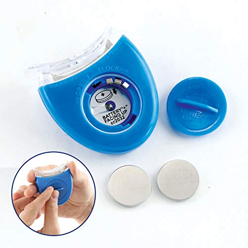 Premium Teeth Whitening Kit, LED Light, 35% Carbamide Peroxide, Safe & Natural At-Home System Without Pain or Sensitivity, Effectively Removes Stains for Whiter Teeth