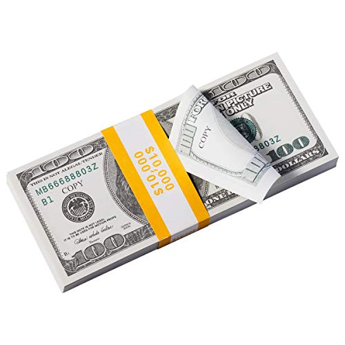 ruvince play money that looks real monopoly money full print 2 side 100x100 pcs size 6 14x2 59 in prop money magician porp movie props pricepulse