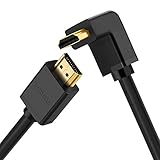 UGREEN 15FT HDMI Cable Right Angle with 270 Degree Elbow HDMI Cord Supports 4K, Ultra HD, 3D, 1080p, Ethernet and Audio Return ARC for Xbox PlayStation PS3 PS4 PC Laptop Apple TV Nintendo Switch