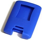 Blue Silicone Key Fob Cover Case Smart Remote Pouches Protection Key Chain Fits: Corvette C6 C7 08-13
