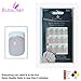 False Nails Bling Art French Fake White Manicurette Small Squoval 24 Medium Tips