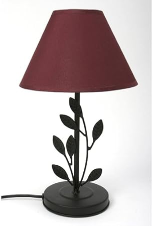 burgundy table lamp shades