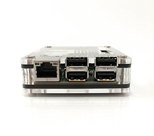 Zebra Black Ice Case for the ASUS Tinker Board by C4Labs