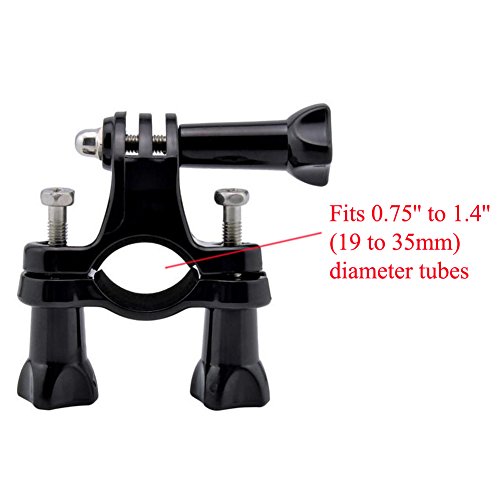 Bicycle Handlebar Seatpost Mount, Walway Bike Stand Holder for Gopro Hero 4/3+/3/2/1, Perfect for Bicycling, Mountain Biking, Motocross, Water Sports, Skiing and so on - Thumbnail 7