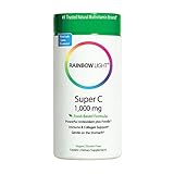Rainbow Light - Super C 1,000 mg - Vegan Vitamin C Supplement, Supports Immunity - 120 Tablets