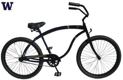 Collegiate Bicycle Company Washington Huskies Men's Cruiser Bike