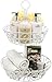 Sorbus® 2-Tier Countertop Fruit Basket Holder & Decorative Bowl Stand—Perfect for Fruit, Vegetables, Snacks, Household Items, and Much More (White)