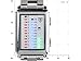 DETOMASO Men's G-30723A SPACY TIMELINE 1 Binary Trend weiss/silber Digital Display Quartz White Watch