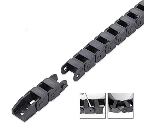 Laliva 3D Printer - Bridge Type Can't Open Plastic 7mmx15mm Drag Chain with end Connector Length 1000mm Engraving Machine Cable CNC Router 1pcs - Thumbnail 4